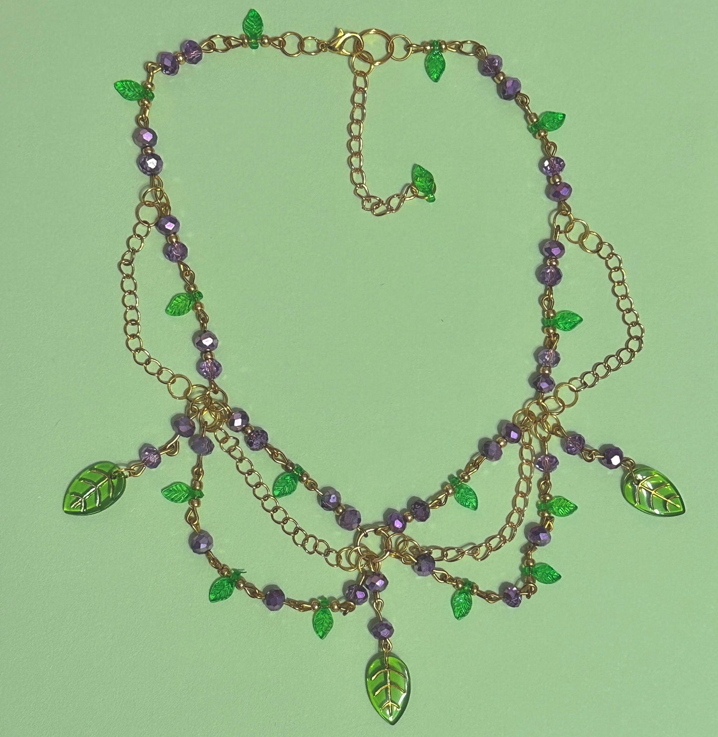 The amethyst vine necklace