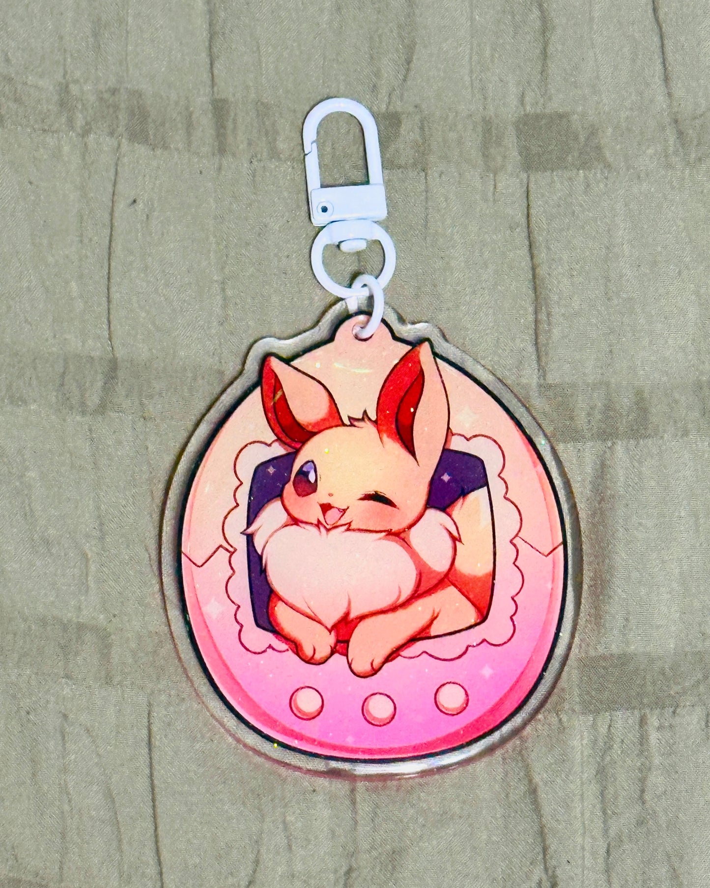 Eeveelution acrylic keychains