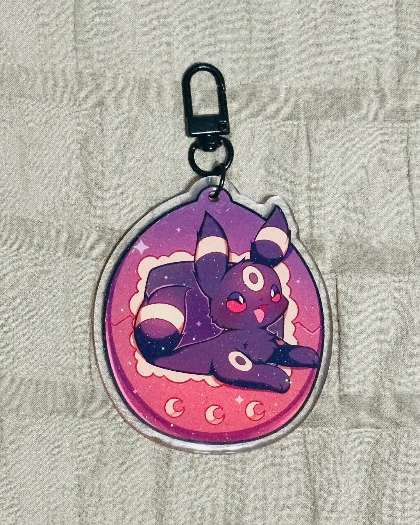 Eeveelution acrylic keychains
