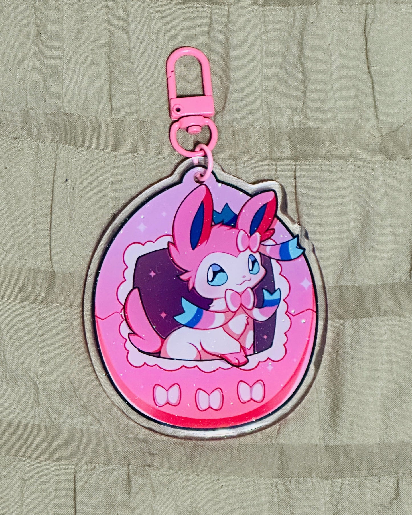 Eeveelution acrylic keychains