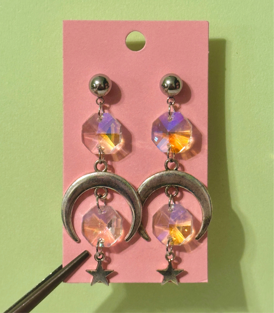 Silver Suncatcher earrings