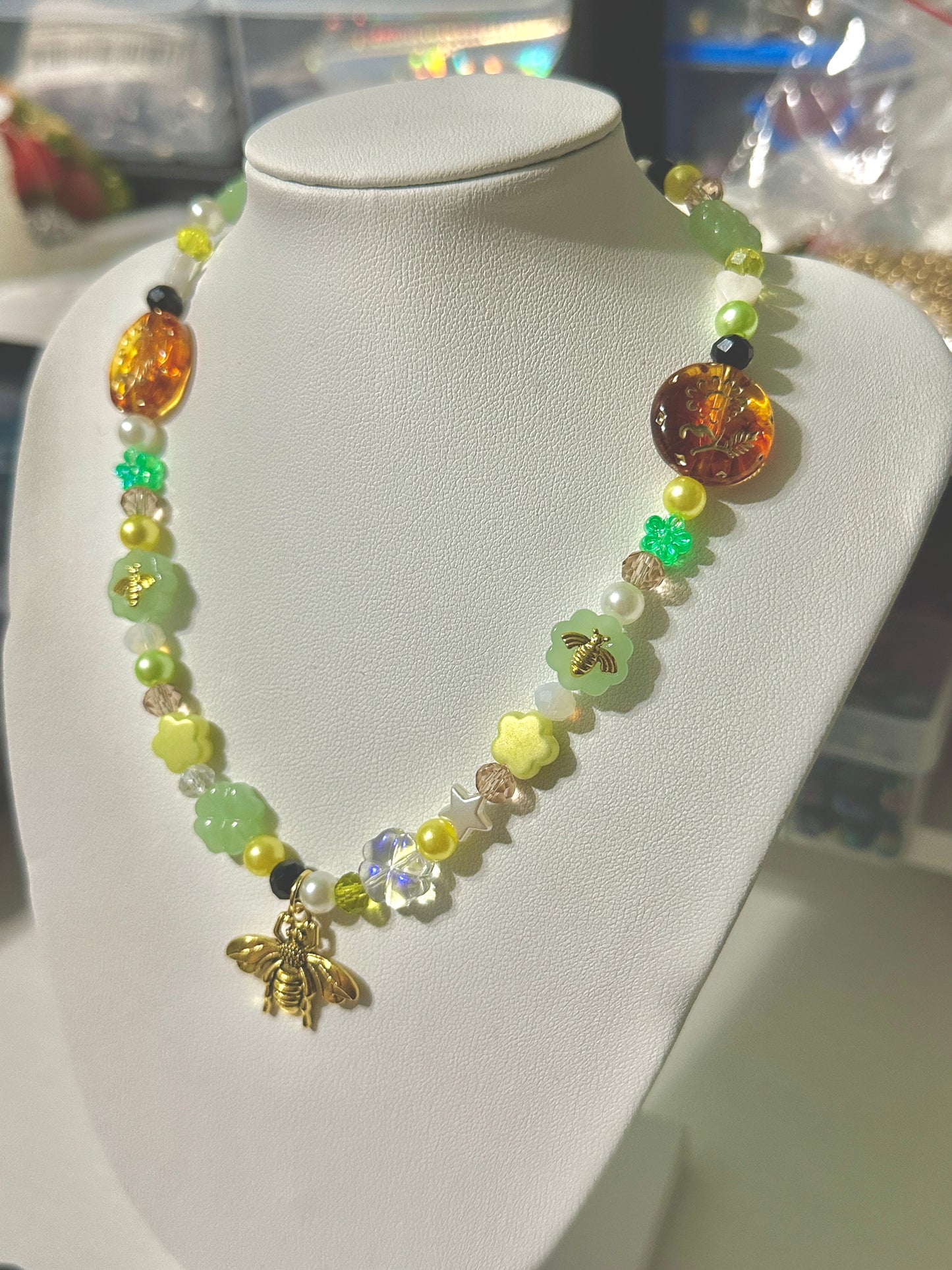The bumblebee necklace