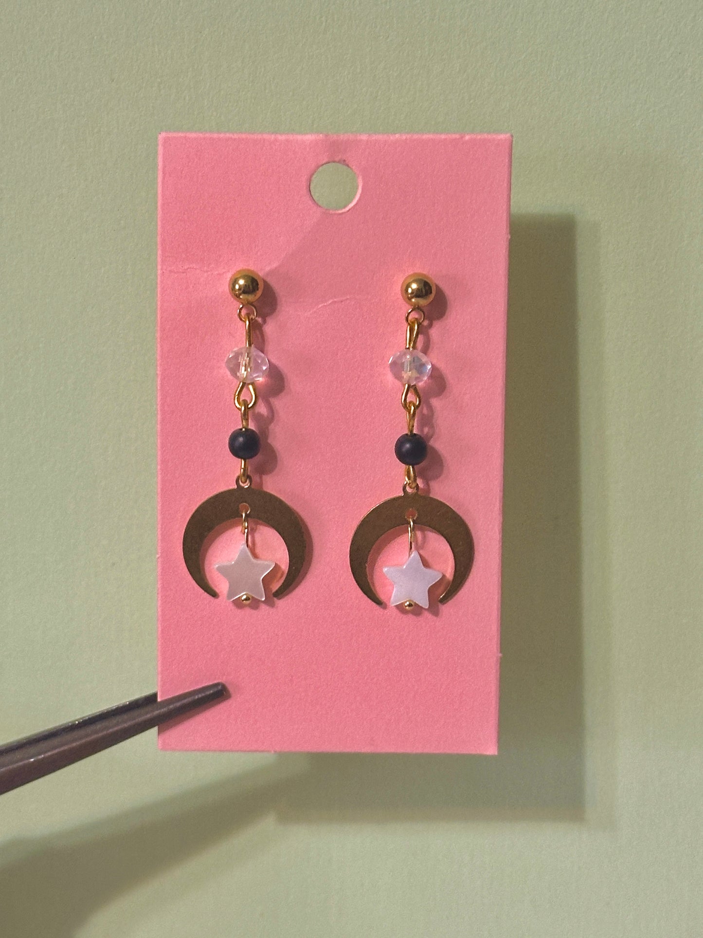 The sun and moon earrings