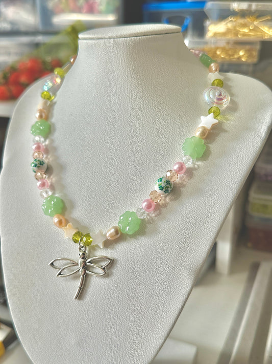 The dragonfly necklace