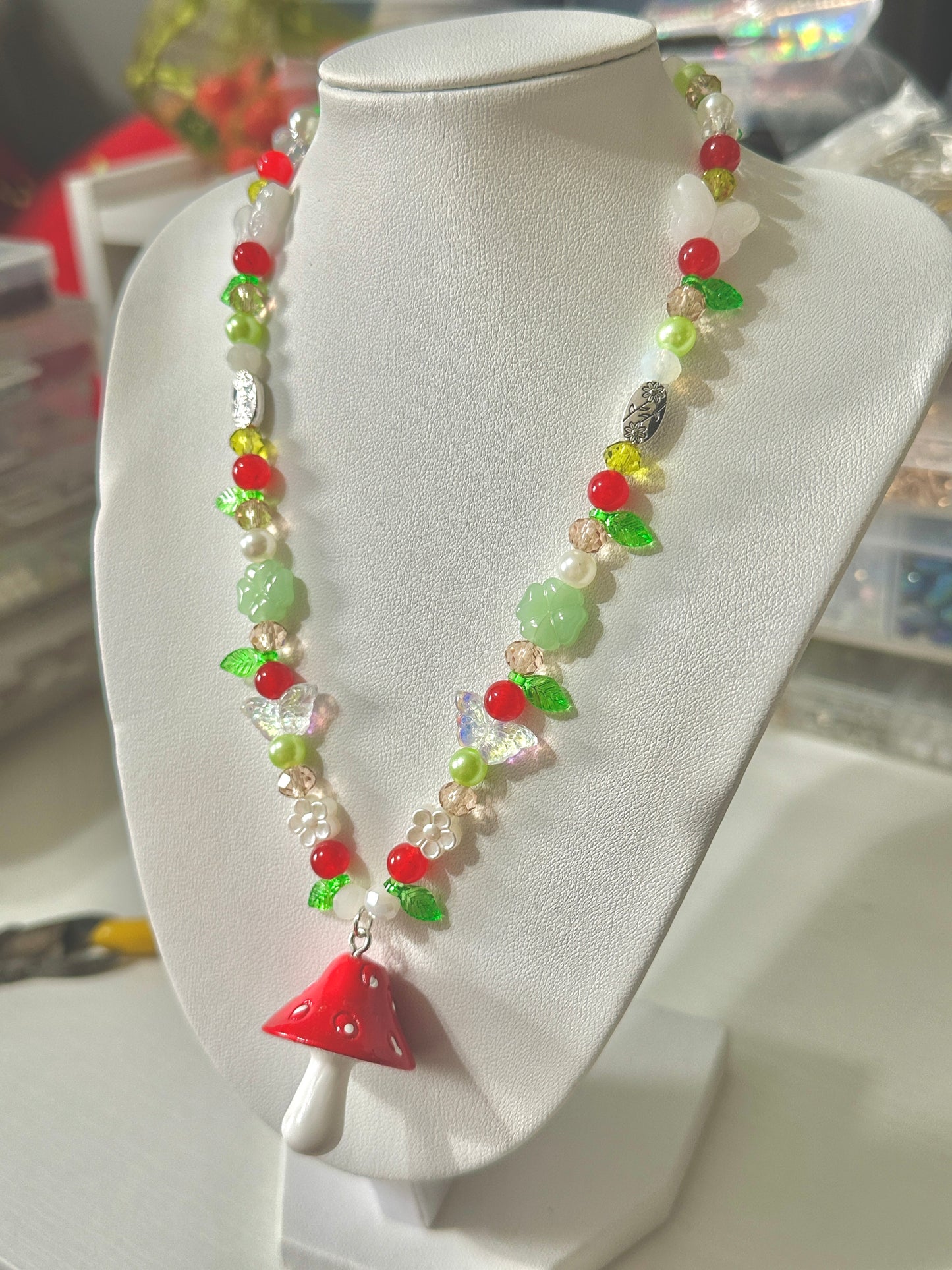 The whimsical woodland necklace