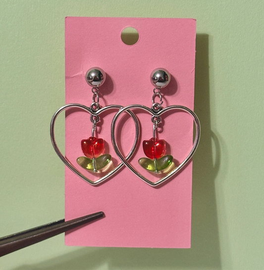 Tulip earrings