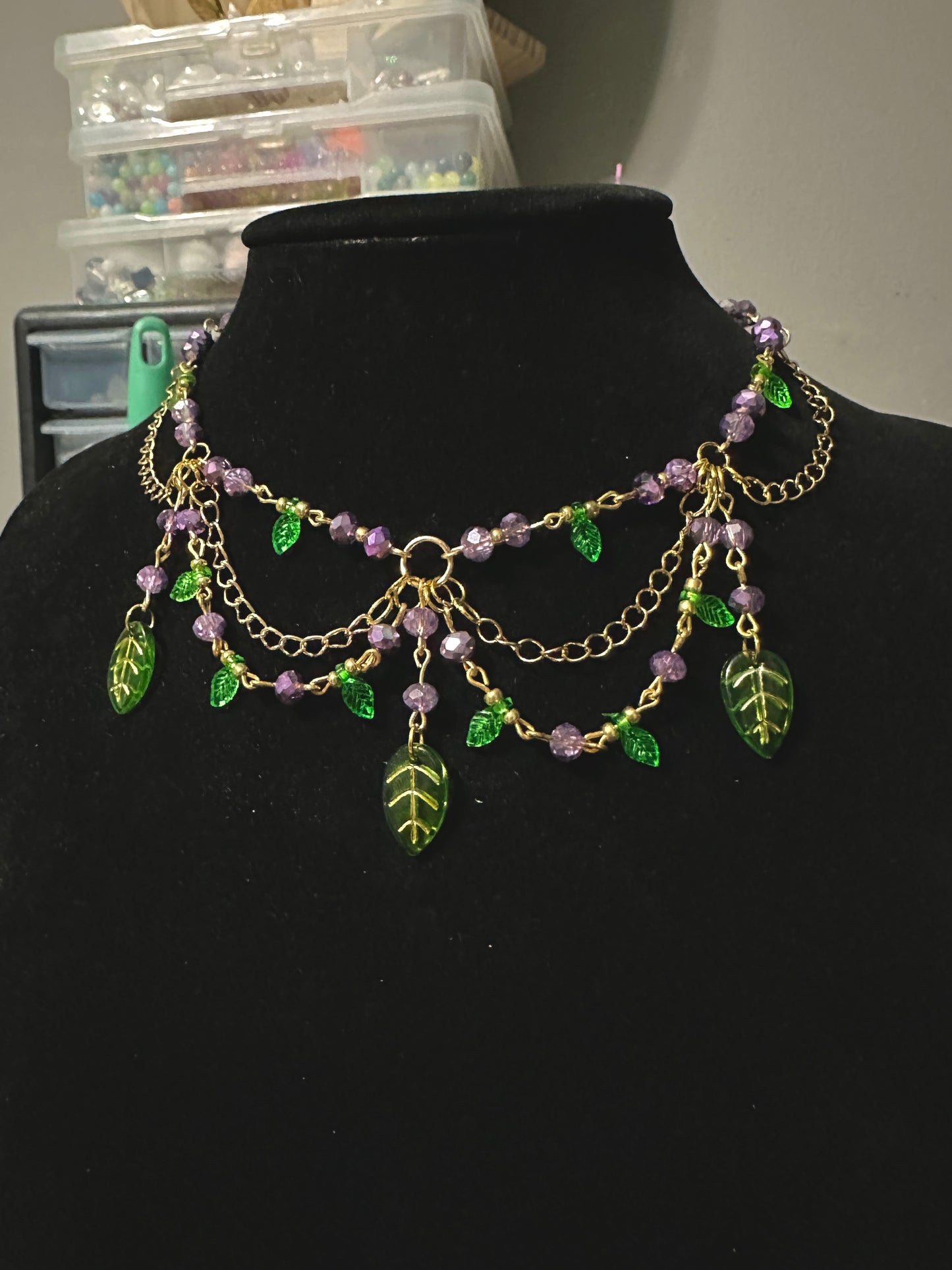 The amethyst vine necklace