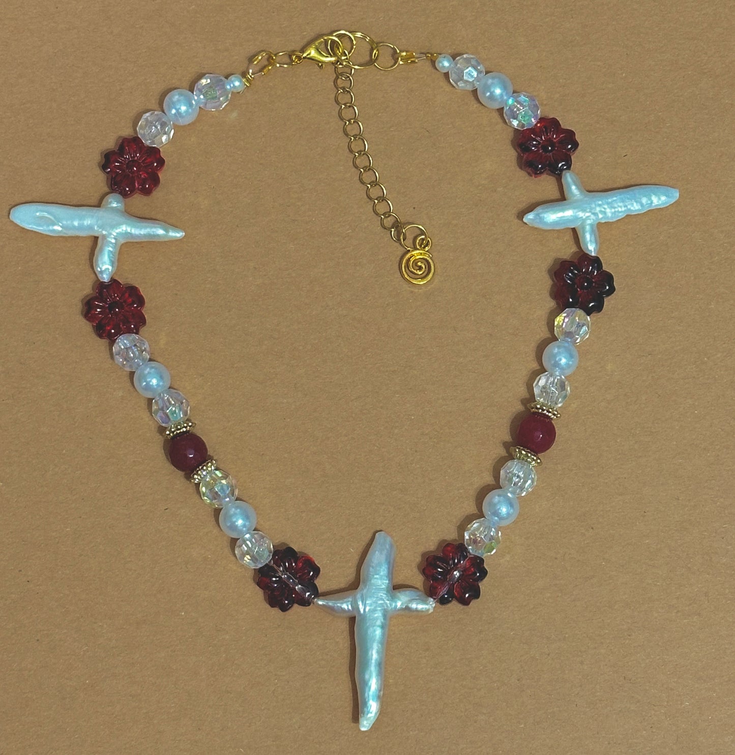 The crimson petal choker