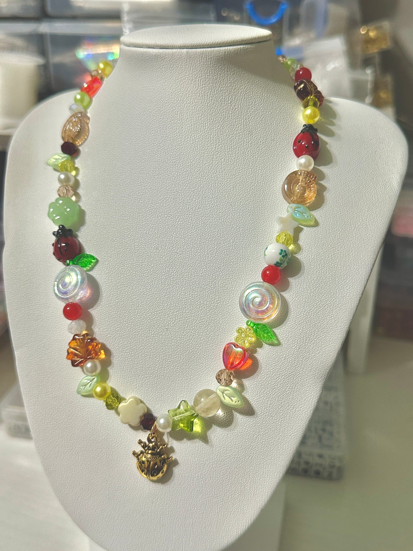 The ladybugs life necklace