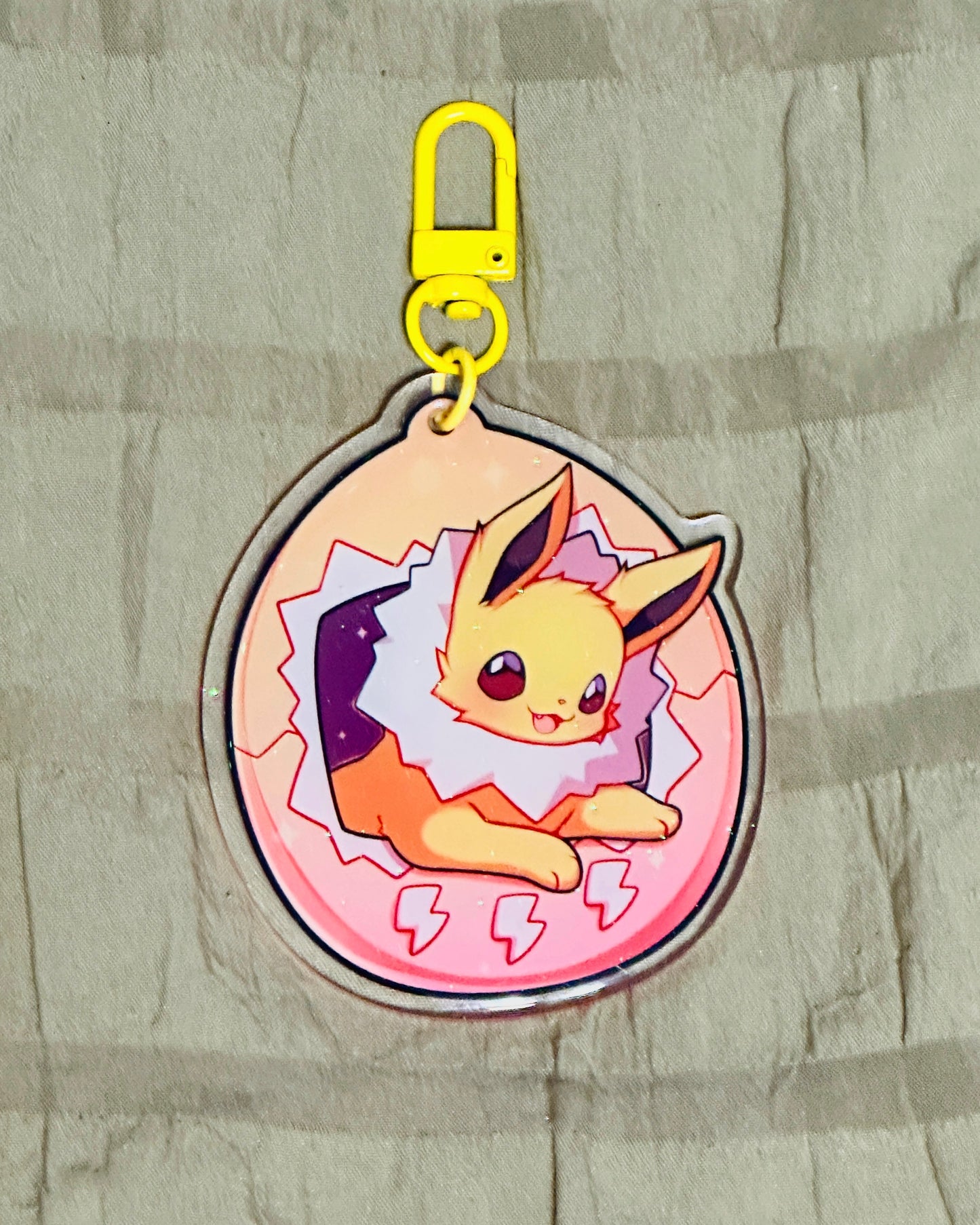 Eeveelution acrylic keychains
