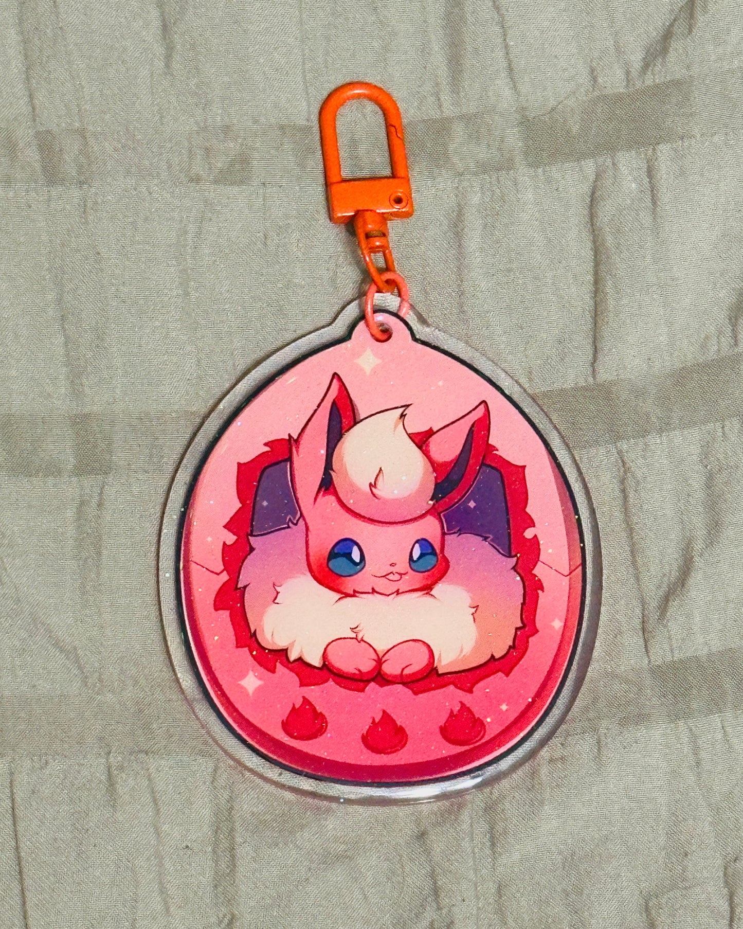 Eeveelution acrylic keychains